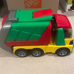 Bruder dump truck.